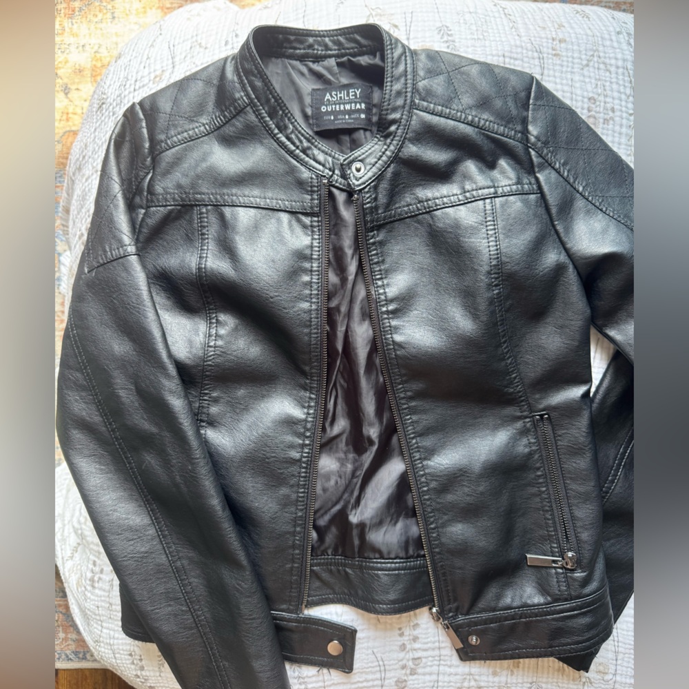 Ashley Black Leather Jacket